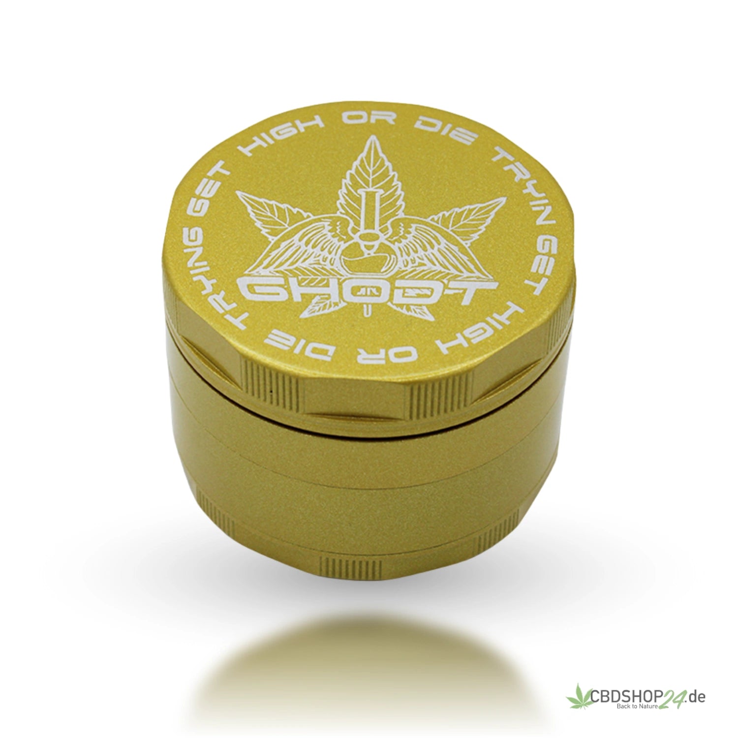 Keramik GHODT Grinder 4 tlg. 63mm Gold