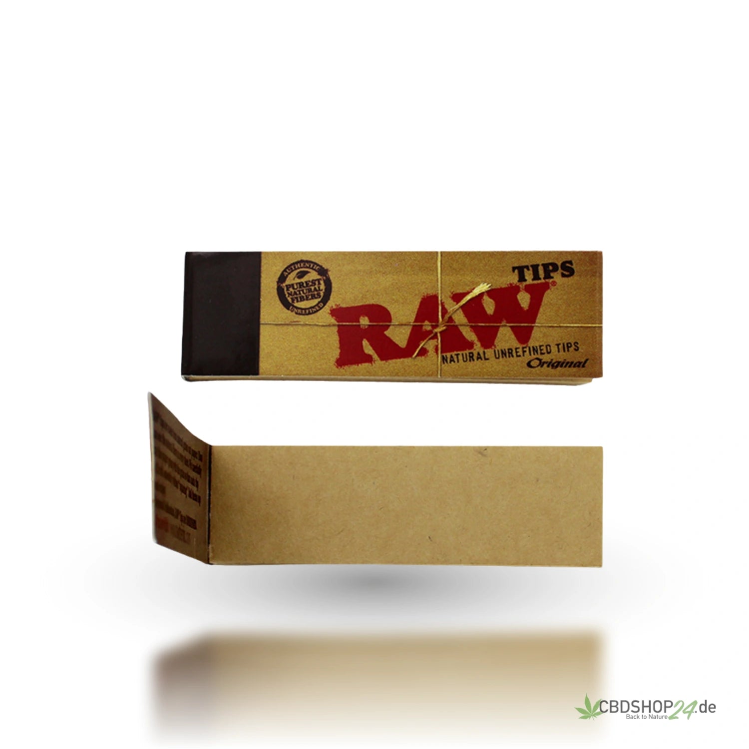 Filtertips RAW Natürlich Rohfaser 50 Tips
