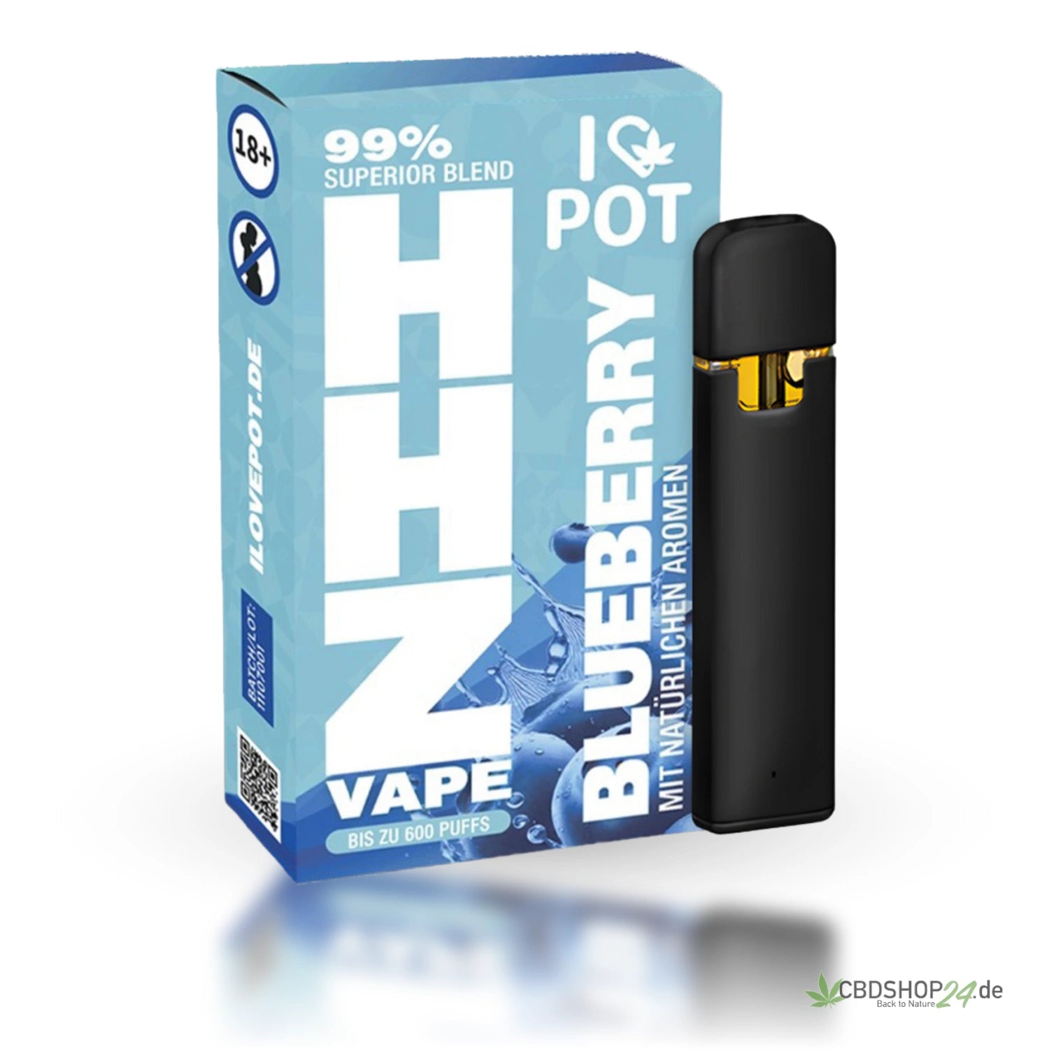 ILovePot HHZ Vape 95% Superior Blend - Blueberry