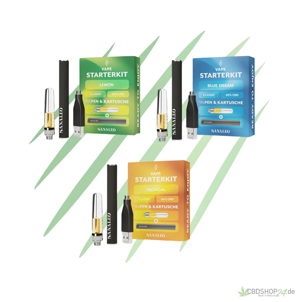 Sanaleo 60% CBD VaPen Starter-Kit - 0,5ml