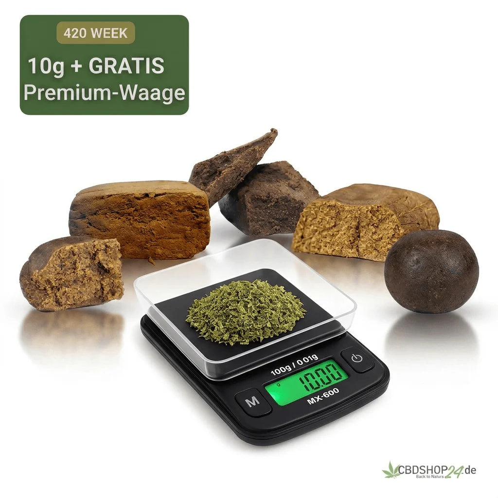 10g CBD Hash + Gratis Premium Waage