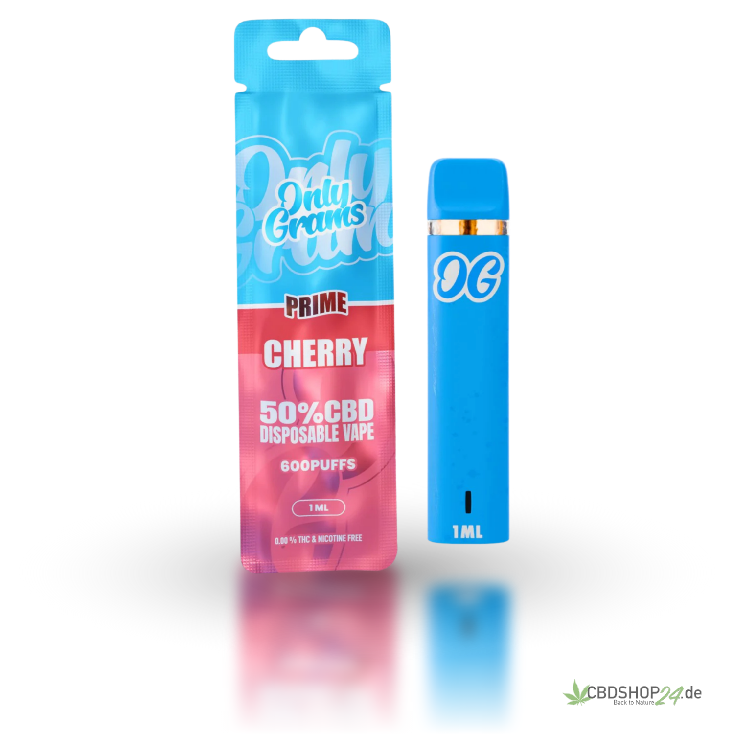OnlyGrams CBD Vape 50% - Cherry cbdshop24