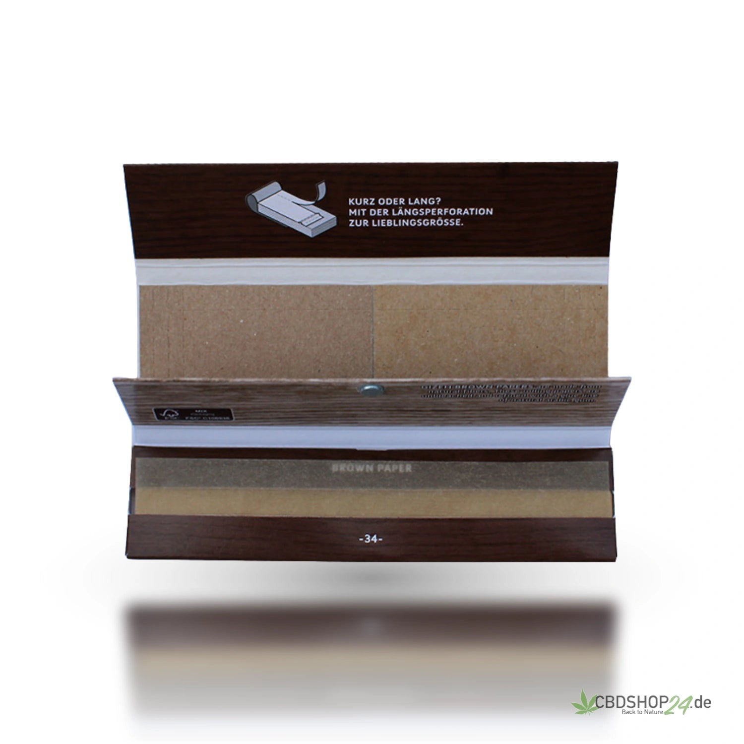 GIZEH Brown Papers King Size Slim + Tips