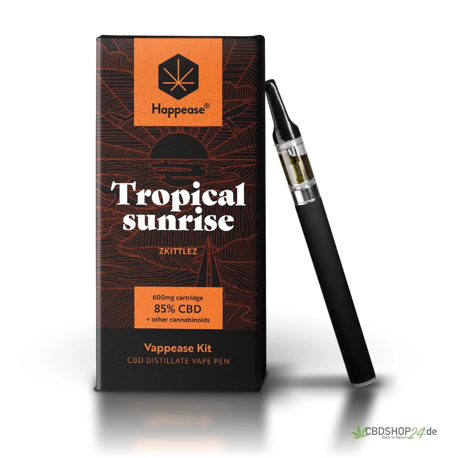 Happease® CBD Vape 85% Tropical Sunrise