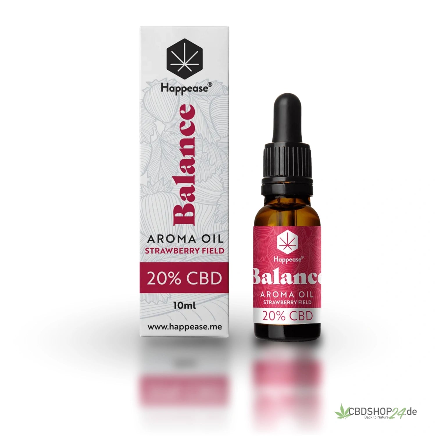Happease® CBD Öl – Balance – Strawberry Field