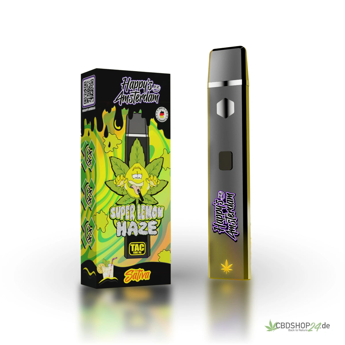 Happy's Amsterdam TAC Vape - Super Lemon Haze Happy's Amsterdam TAC Vape - Super Lemon Haze