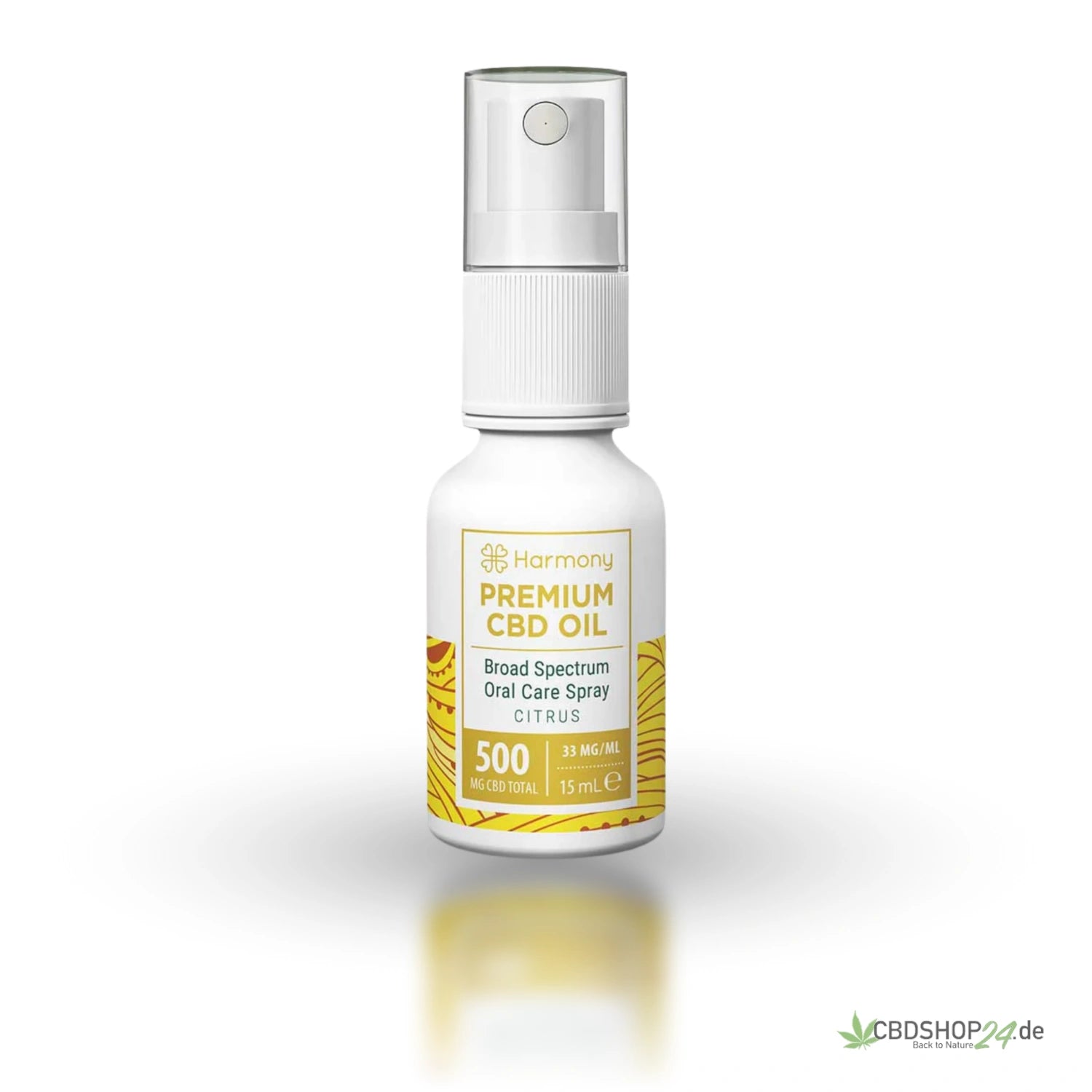 CBD Oil Spray 500mg Zitrone