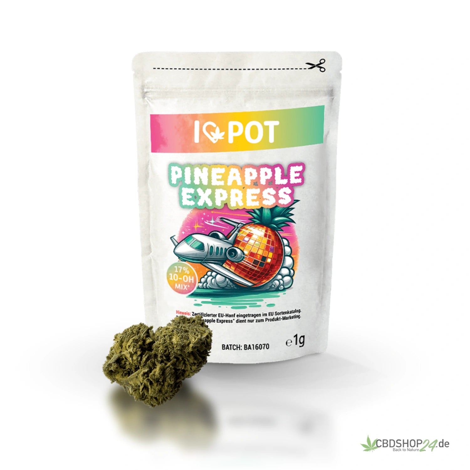 10-OH-HHC IlovePot Blüten 17% - Pineapple Express cbdshop24