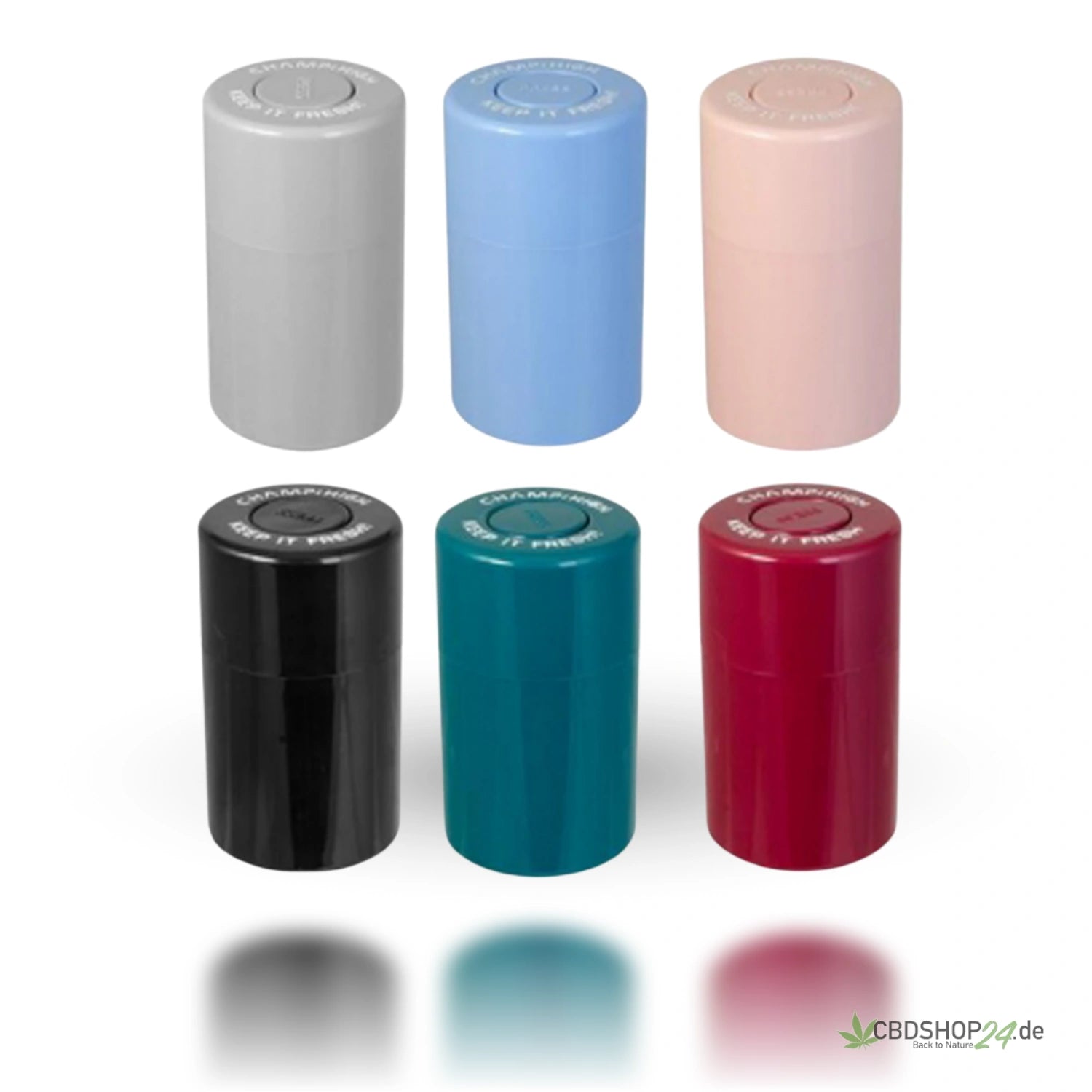 Kunststoff Vakuum Container verschiedenen Farben-cbdshop24.de