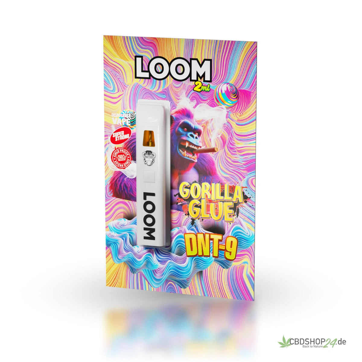 dnt-9 vape LOOM DNT-9 Vape Gorilla Glue – Erdiges & Würziges Aroma