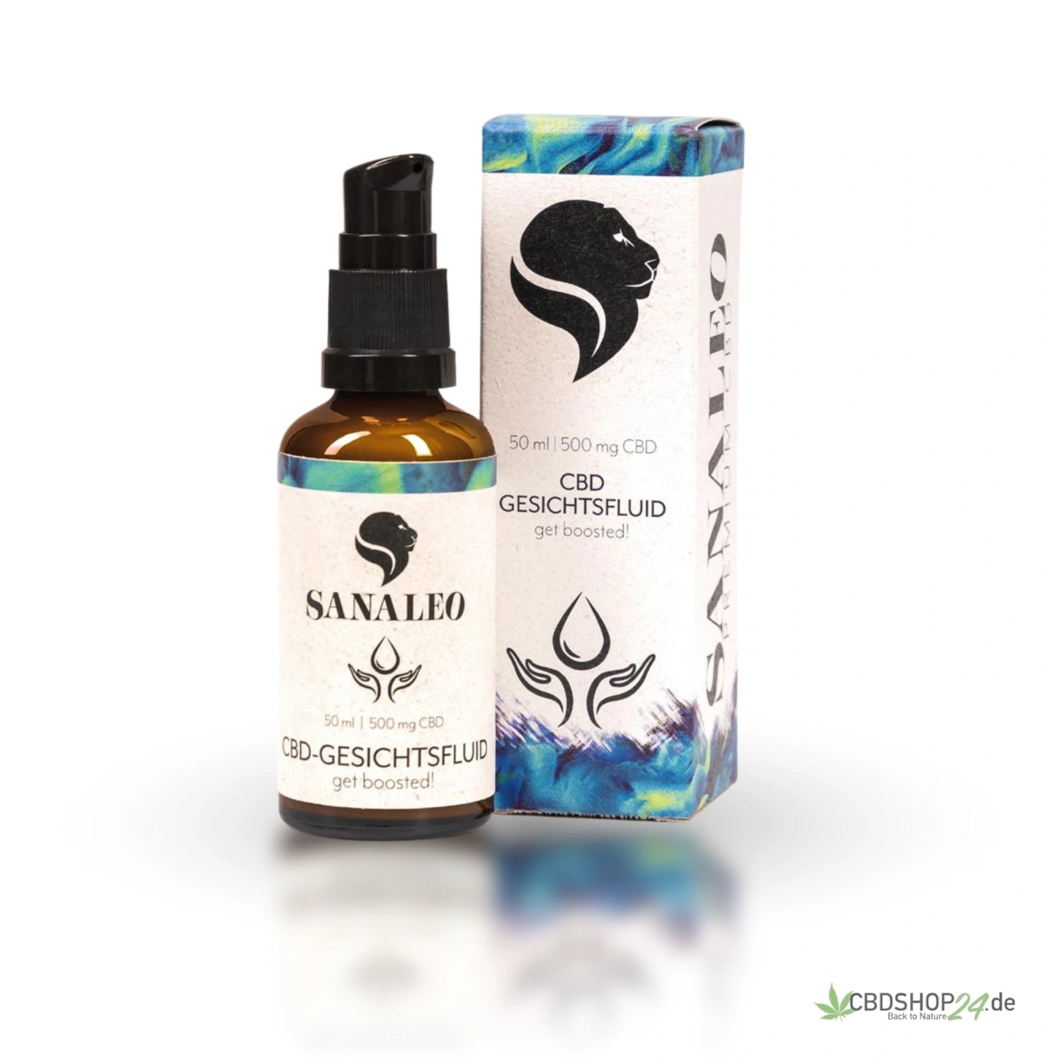 Sanaleo CBD Gesichtsfluid - 50ml-cbdshop24.de