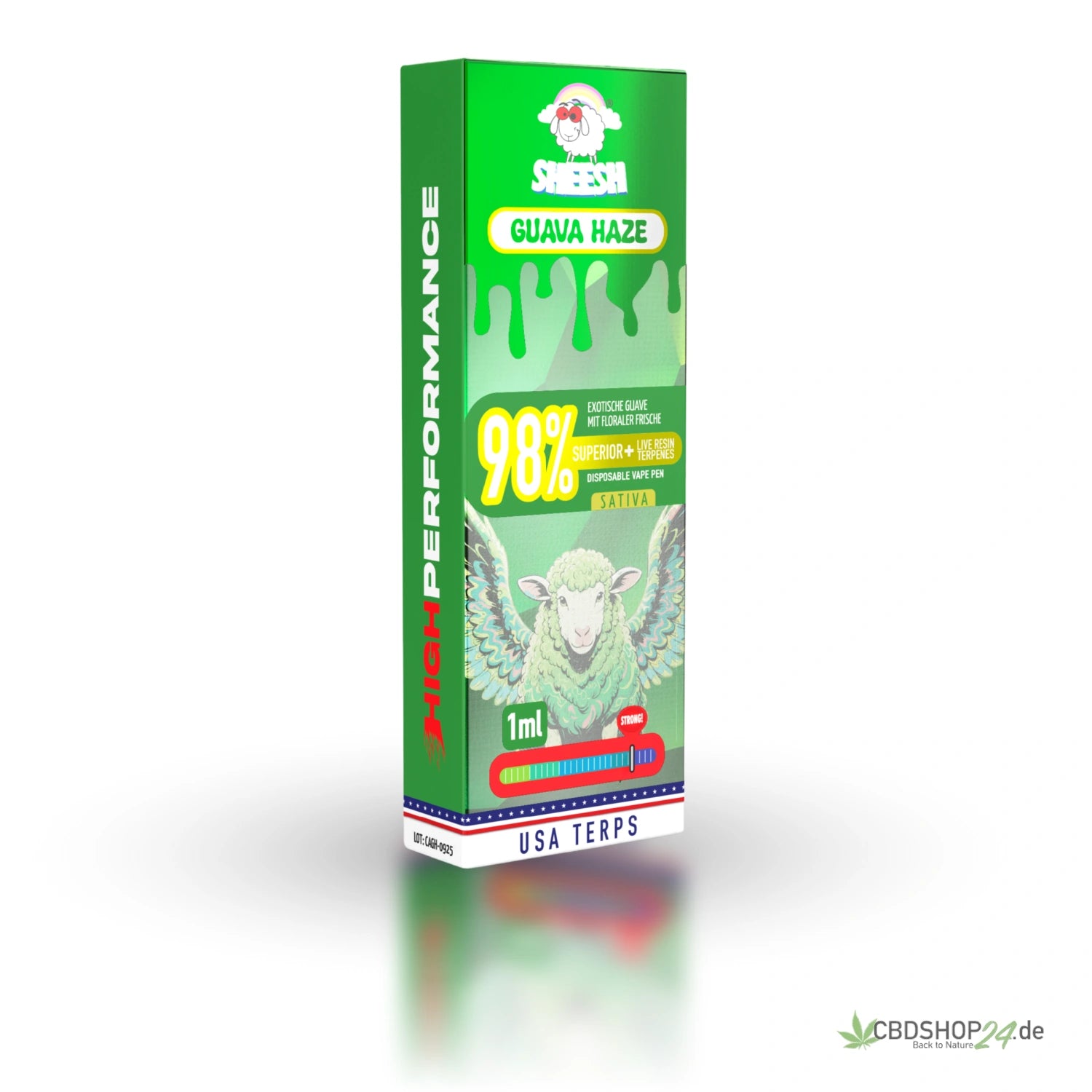 Sheesh Vape 98% Superior - Guava Haze cbdshop24