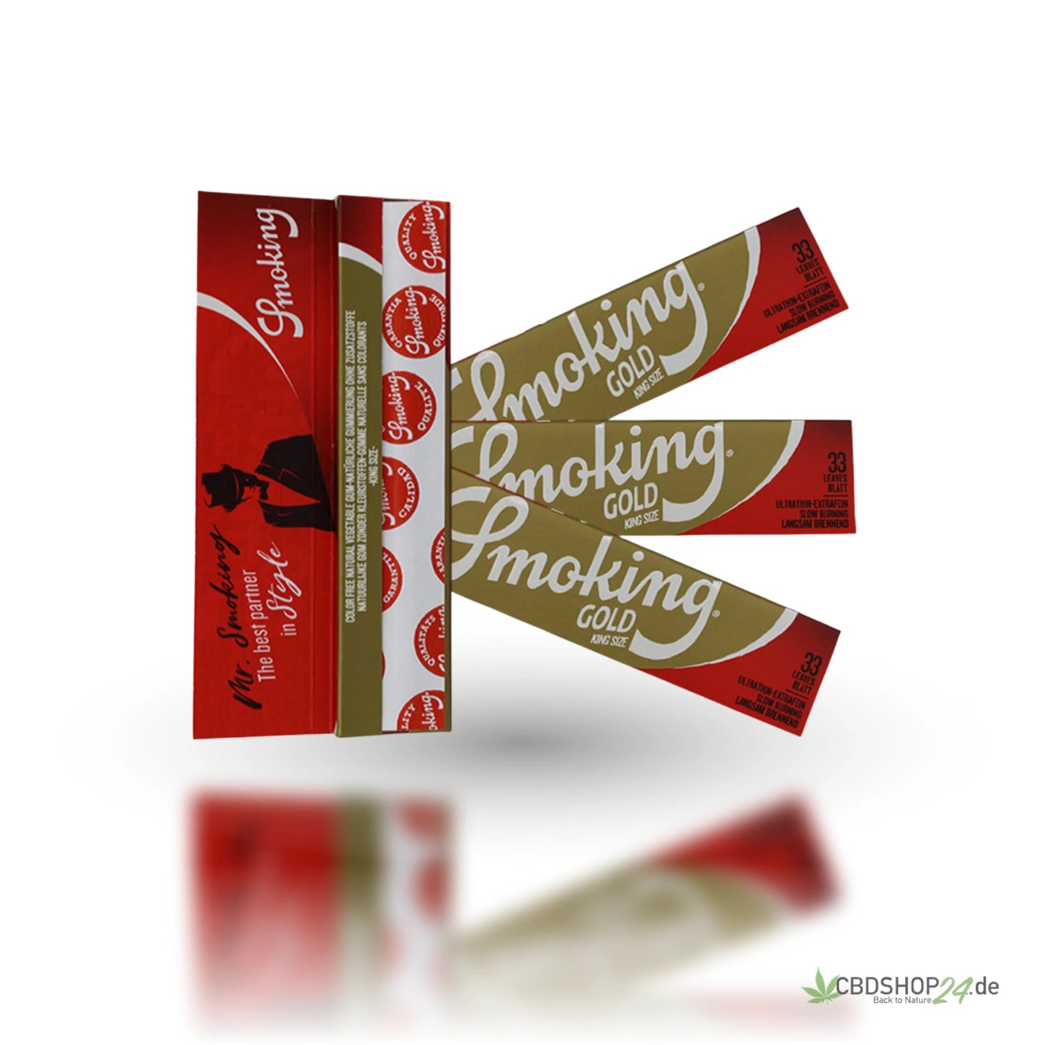 Smoking Gold King Size Slim-cbdshop24.de