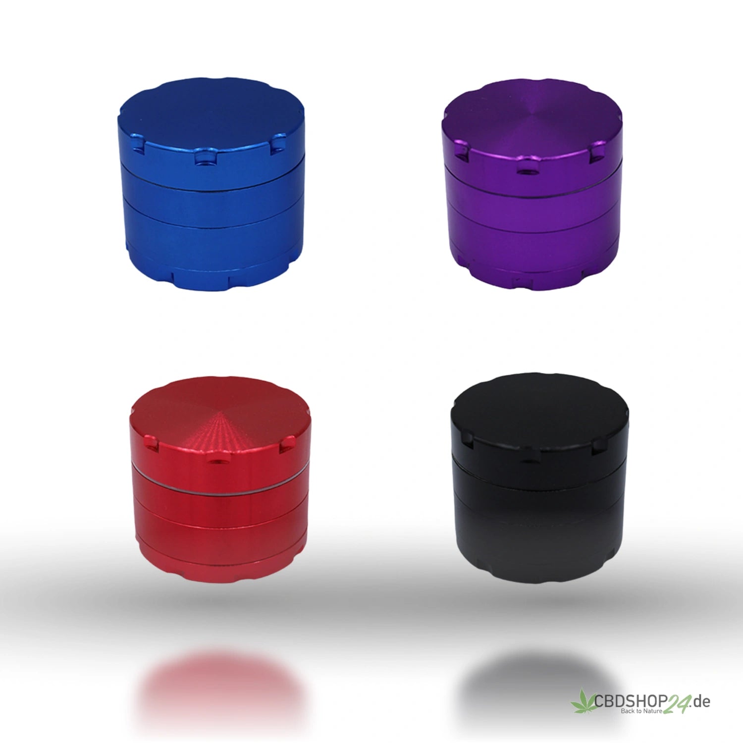 Space Grinder 4 tlg. 50 mm. versch. Farben-cbdshop24.de