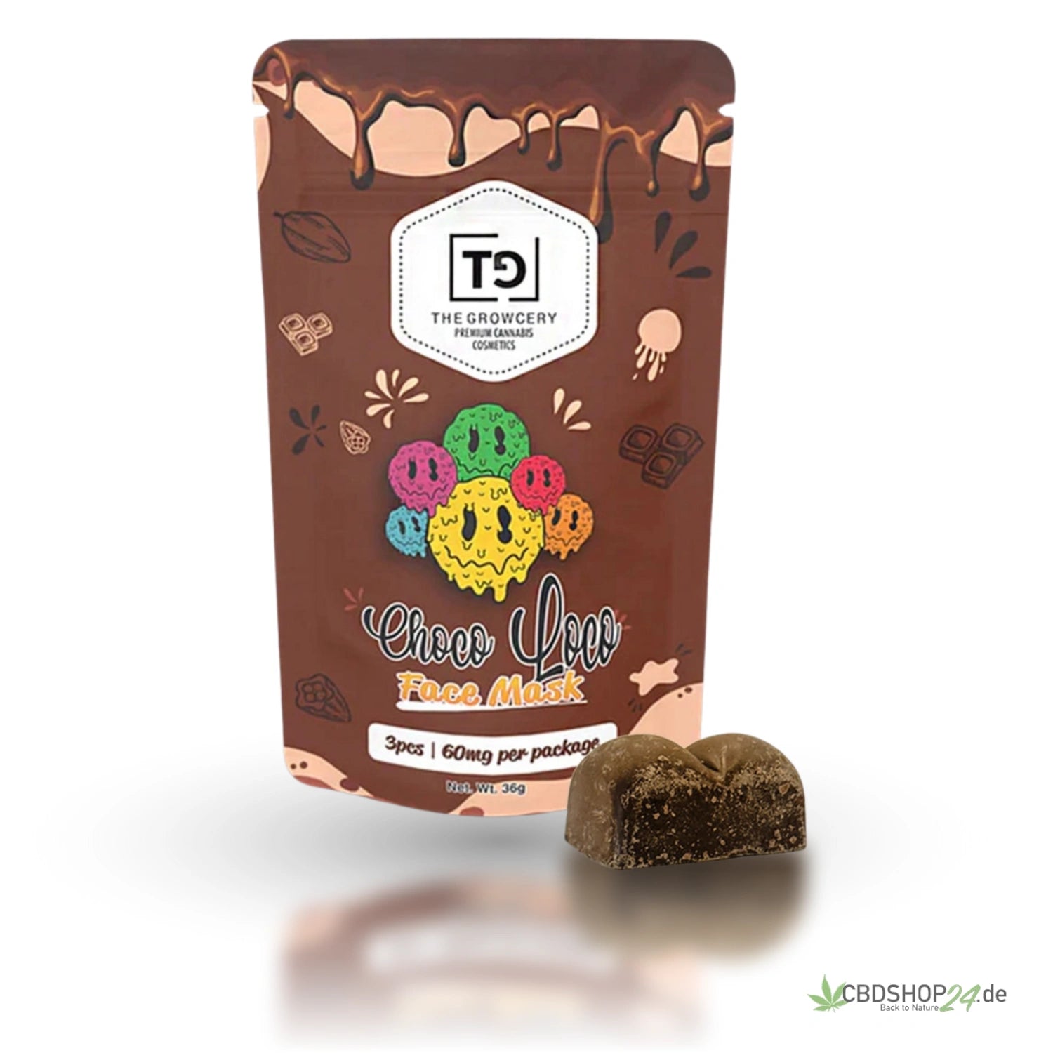 Growcery Mask THC Schoko