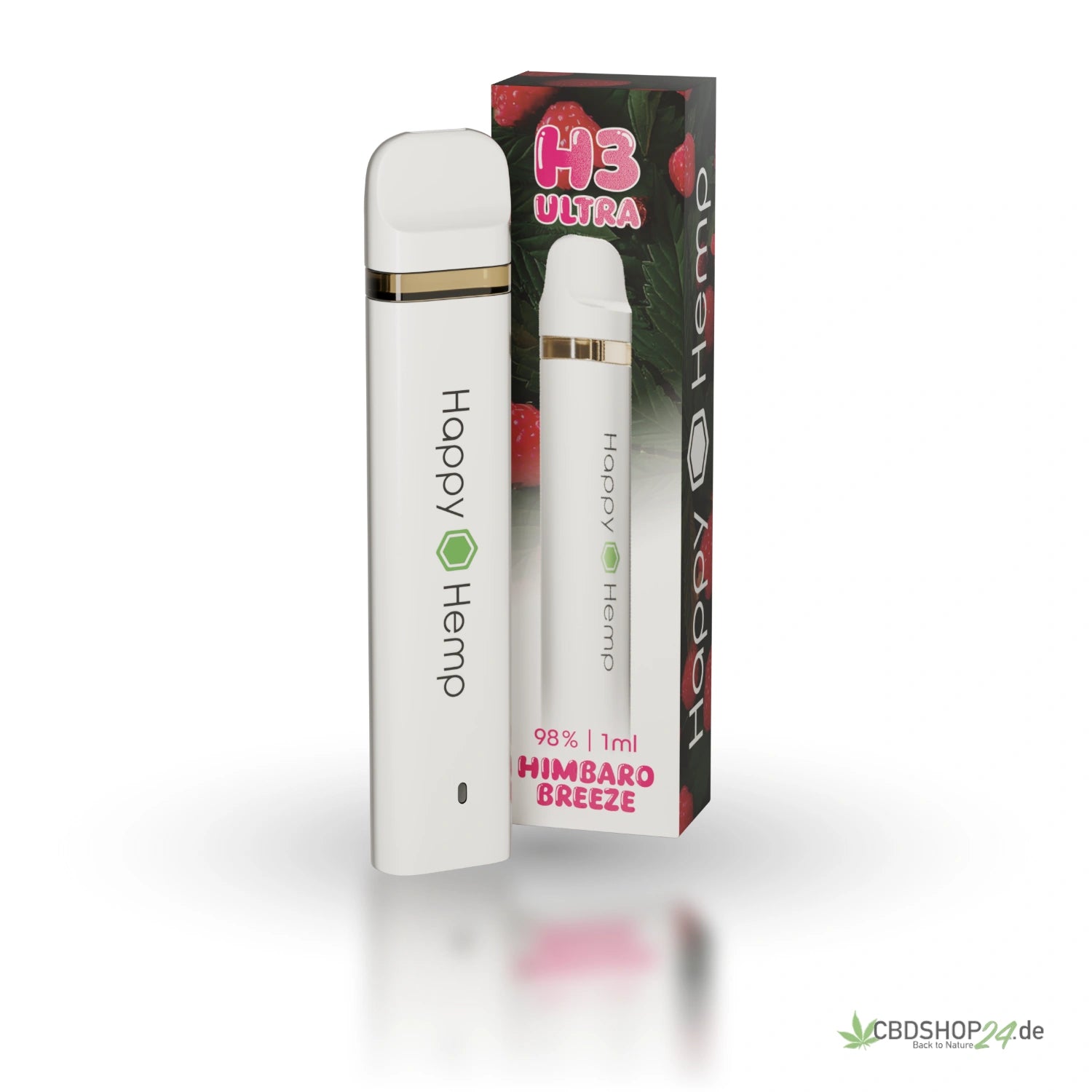 Happy Hemp® H3 Ultra Vape 98% Himbaro Breeze