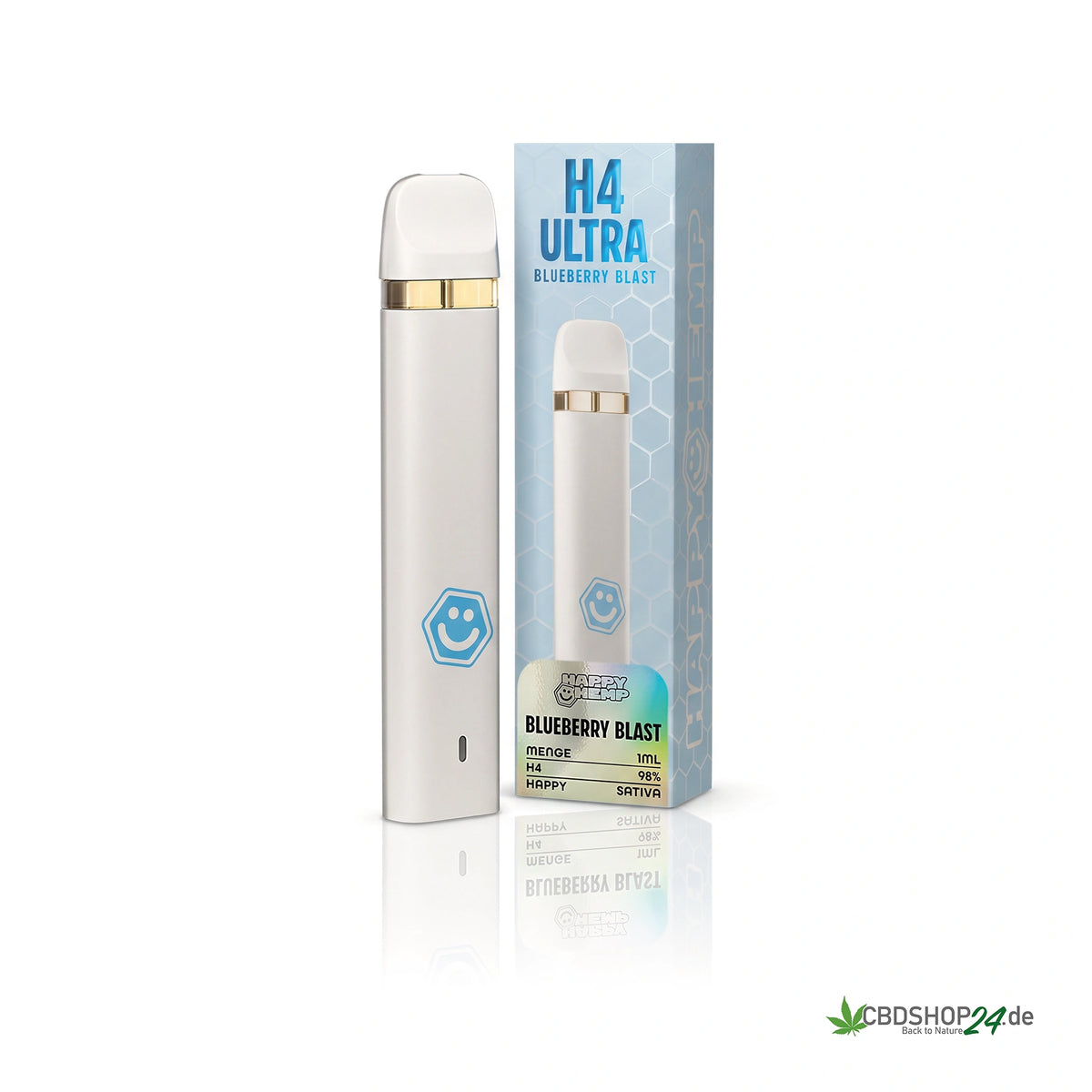 Happy Hemp® H4 Ultra Vape 98% - Blueberry Blast