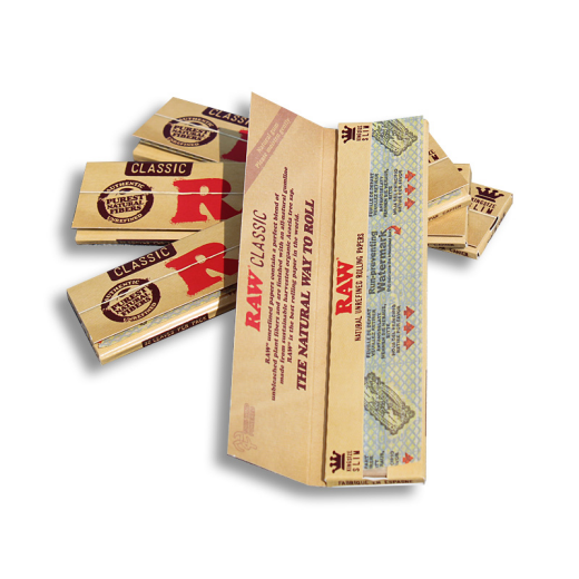 RAW Classic King Size Slim Papers, Ungebleicht