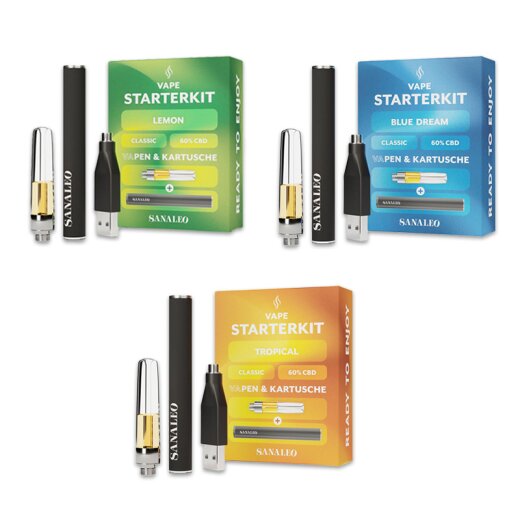 Sanaleo 60% CBD VaPen Starter-Kit - 0,5ml